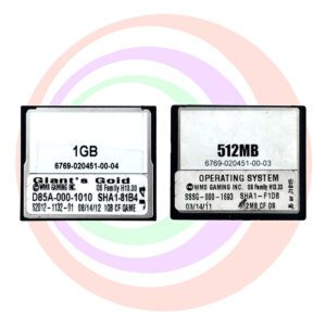 Game Software for WMS BlueBird II, Giant's Gold, Part number: D85A-000-1010, OP SYST # H13.33 GETT Part SFT-WMS-213