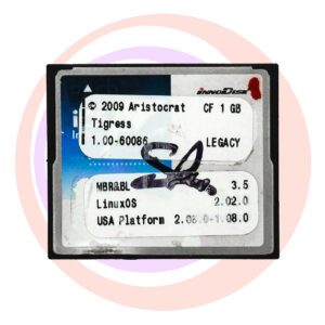 Game Software For Aristocrat, Tigress, Part Number 8G21N GETT Part SFT-ARI-109