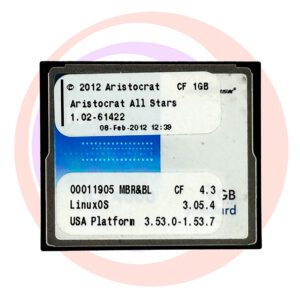 Game Software For Aristocrat, Aristocrat All Stars, Part Number 1L29N GETT Part SFT-ARI-110