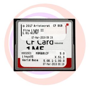 Game Software For Aristocrat, Fire Light II, Part Number 00032631 GETT Part SFT-ARI-120