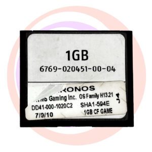 Game Software for WMS BlueBird II, Kronos, DD41-000-1020C2, OP SYST # H13.21 GETT Part SFT-WMS-156