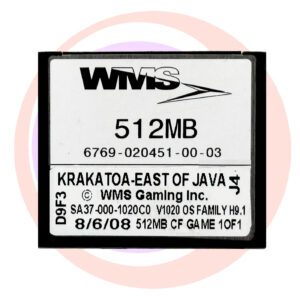 Game Software for WMS BlueBird II, Krakatoa - East Of Java, SA37-000-1020C0, OP SYST # H9.1 GETT Part SFT-WMS-177
