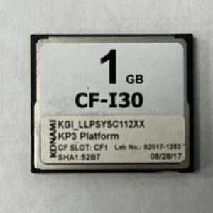 KP3 Platform For Konami Gaming, Part Numbers: SHA1:52B7, Lab No: S2017-1282, GETT Part Number: SFT-KON-134