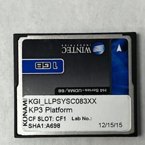 KP3 Platform For Konami Games, Part Numbers: KGI_LLPSYSC083XX, SHA1:A698, Lab No: S2016-0154, GETT Part Number: SFT-KON-141