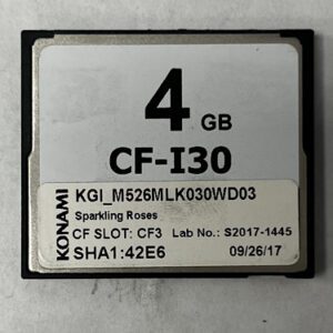Game Software For Konami Games, Game Name: Sparkling Roses, Part Numbers: KGI_M526MLK030WD03, SHA1:42E6, Lab No: S2017-1445, GETT Part Number: SFT-KON-147