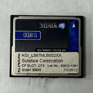 Game Software For Konami Games, Game Name: Solstice Celebration, Part Numbers: SHA1:B835, Lab No: S2012-1381, GETT Part Number: SFT-KON-149