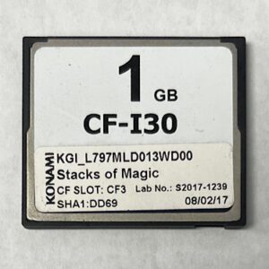 Game Software For Konami Games, Game Name: Stacks Of Magic, KGI_L797MLD013D00, SHA1:DD69, Lab No: S2017-1239, GETT Part Number: SFT-KON-151