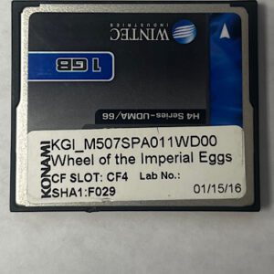 Game Software For Konami Games, Game Name: Wheel Of The Imperial Eggs, Part Numbers: SHA1:F029, GETT Part Number: SFT-KON-168