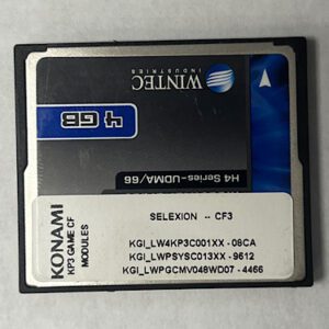 Game Software For Konami Games, Part Numbers: KGI_LWPKP3C002XX, 08CA, GETT Part Number: SFT-KON-174