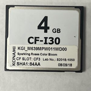 Game Software For Konami Games, Game Name: Sparkling Roses Color Bloom, Part Numbers: SHA1:84AA, Lab No: S2018-1050, GETT Part Number: SFT-KON-178