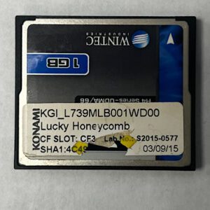 Game Software For Konami Gaming, Game Name: Lucky Honeycomb, Part Numbers: SHA1:4C49, Lab No: S2015-0577, GETT Part Number: SFT-KON-179