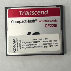 Game Software For Konami Gaming, Part Numbers: KGI_MWHKP3C020XX, S2016-1031, 1733, GETT Part Number: SFT-KON-180