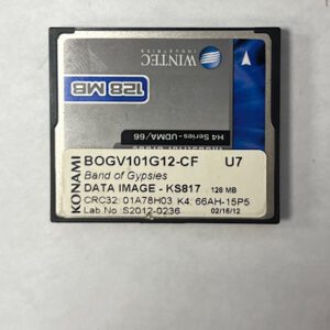Game Software For Konami, Game Name: Band Of Gypsies, Part Numbers: 66AH-15P5, Lab No: S2012-0236, GETT Part Number: SFT-KON-132
