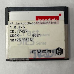 Game Software For Everi Holdings Inc., Game Name: MF_JackpotRespinIceOnFire, 1.0.0-5, ID: 7429, CDCK: 8621, GETT Part Number: SFT-EVE-124