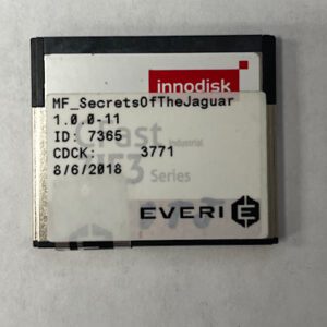 Game Software For Everi Holdings Inc., Game Name: MF_SecretsOfTheJaguar, Part Numbers: 1.0.0-11, ID: 7365, CDCK: 3771, GETT Part Number: SFT-EVE-131