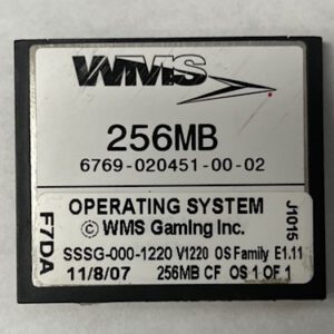 Operating System For WMS, Part Numbers: SSSG-000-1220, V1220, OS Family #: E1.11, GETT Part Number: OS-WMS-143