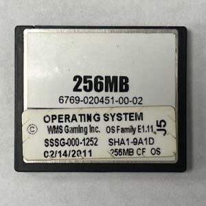 Operating System For WMS, Part Numbers: SSSG-000-1252, SHA1- 9A1D, OS Family #: E1.11, GETT Part Number: OS-WMS-144