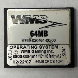 Operating System For WMS, Part Numbers: SSOS-000-1611, V1611, OS Family #: A1.2, GETT Part Number: OS-WMS-146