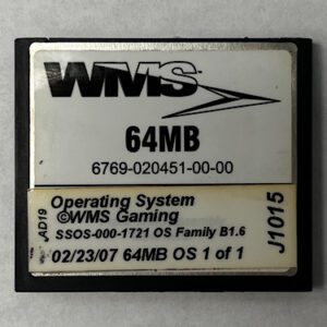 Operating System For WMS, Part Numbers: SSOS-000-1721, OS Family #: B1.6, GETT Part Number: OS-WMS-148