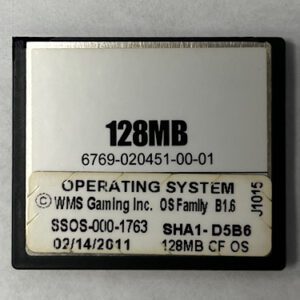 Operating System For WMS, Part Numbers: SSOS-000-1763, SHA1-D5B6, OS Family #: B1.6, GETT Part Number: OS-WMS-150