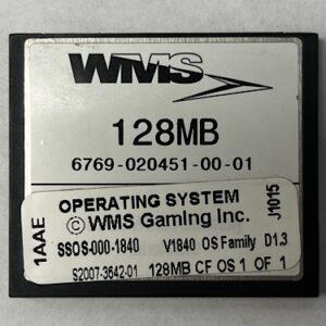 Operating System For WMS, Part Numbers: SSOS-000-1840, V1840, OS Family #: D1.3, GETT Part Number: OS-WMS-154