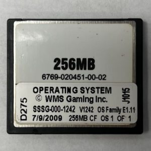 Operating System For WMS, Part Numbers: SSSG-000-1242, V1242, OS Family #: E1.11, GETT Part Number: OS-WMS-157