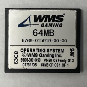 Operating System For WMS, Part Numbers: SSOS-000-1490, V1490, OS Family #: G1.3, GETT Part Number: OS-WMS-159
