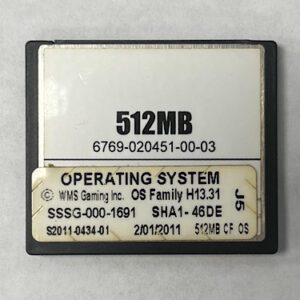 Operating System For WMS, Part Numbers: SSSG-000-1691, SHA1-46DE, S2011-0434-01, OS Family #: H13.31, GETT Part Number: OS-WMS-161