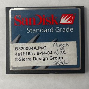 Game Software For Sierra Design Group(SDG), Part Numbers: B520004A.IMG, 4e1816a, GETT Part Number: SFT-SDG-103