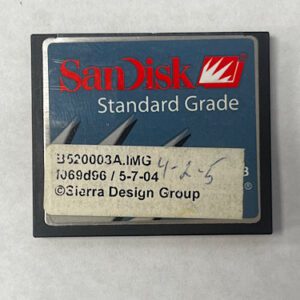 Game Software For Sierra Design Group(SDG), Part Numbers: B520003A.IMG, f069d96, GETT Part Number: SFT-SDG-104