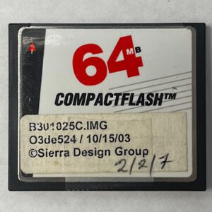 Game Software For Sierra Design Group(SDG), Part Numbers: B301025C.IMG, O3de524, GETT Part Number: SFT-SDG-107