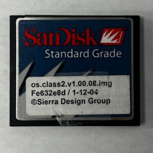 Operating System For Sierra Design Group(SDG), Part Numbers: v1.00.08.img, Fe632e8d, GETT Part Number: OS-SDG-100