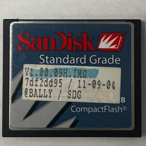 Game Software for alpha 1, Part Numbers: V1.00.09H.IMG, 7df2dd95, GETT Part Number: SFT-BLY-100