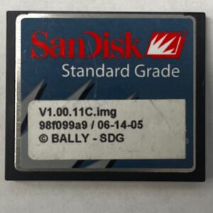 Game Software for alpha 1, Part Numbers: V1.00.11C.IMG, 98f099a9, GETT Part Number: SFT-BLY-102