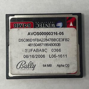 Game Software for alpha 1, Part Numbers: AVOS00000316-05, D5C86D1FBA22847BBCE3FB24815048718648060B, GETT Part Number: SFT-BLY-104