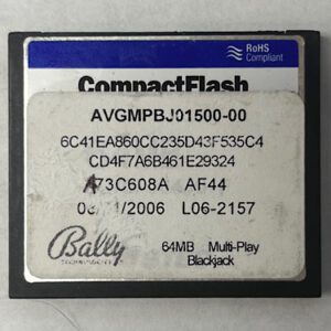 Game Software for alpha 1, Part Numbers: AVGMPBJ01500-00, 6C41EA860CC235D43F535C4, GETT Part Number: SFT-BLY-105