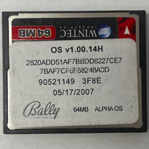 Game Software for alpha 1, Part Numbers: OS V1.00.14H, 2820ADD51AF7BBDD8227CE7, GETT Part Number: SFT-BLY-115