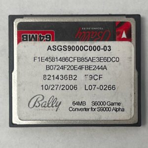 S6000 Game Converter for S9000 Alpha, Part Numbers: ASGS9000C000-03, F1E4581486CFB85AE3E6DC0, GETT Part Number: SFT-BLY-123