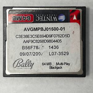 Game Software for alpha 1, Multi-Play Blackjack, Part Numbers: AVGMPBJ01500-01, C3E38E3C5E694D9F0762D5D, GETT Part Number: SFT-BLY-141