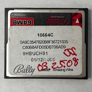 Game Software for alpha 1, Amazing Wins, Part Numbers: 10664C, 0A9C3547820B8F36721335, GETT Part Number: SFT-BLY-146