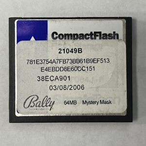 Game Software for alpha 1, Game name: Mystery Mask, Part Numbers: 781E3754A7FB73BB61B9EF513, E4EBDD8E60CC151, GETT Part Number: SFT-BLY-151