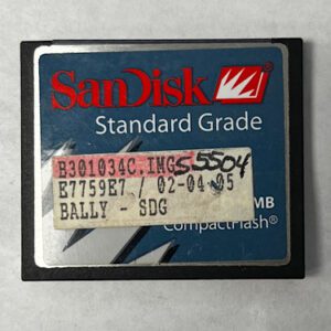 Game Software for alpha 1, Game name: ?, Part Numbers:  B301034C.IMG, E7759E7, GETT Part Number: SFT-BLY-169