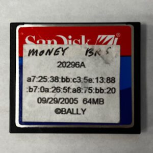 Game Software for alpha 1, Money BRS, Part Numbers: 20296A, a7:25:38:bb:c3:5e:13:88:b7:0a:26:5f:a8:75:bb:20, GETT Part Number: SFT-BLY-171