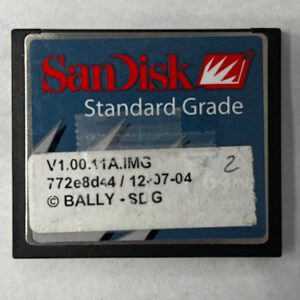 Game Software for Alpha 1, Part Numbers: V1.00.11A.IMG, 772e8d44, GETT Part Number: SFT-BLY-174