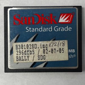 Game Software for Alpha 1, Part Numbers:  B301028D.img, 296dfb5, GETT Part Number: SFT-BLY-221