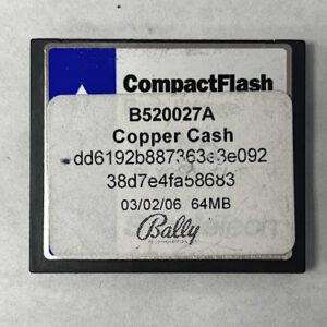 Game Software for Alpha 1, Copper Cash, Part Numbers: B520027A, dd6192b887363e3e092, GETT Part Number: SFT-BLY-222