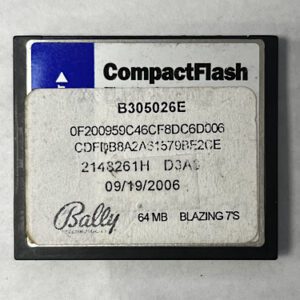 Game Software for Alpha 1, Blazing 7's, Part Numbers: B305026E, 0F200959C46CF8DC6D006, GETT Part Number: SFT-BLY-226