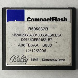 Game Software for Alpha 1, Diamonds & Devils, Part Numbers: B305037B, 1B2A62966A8B18D634E040E3A, GETT Part Number: SFT-BLY-227