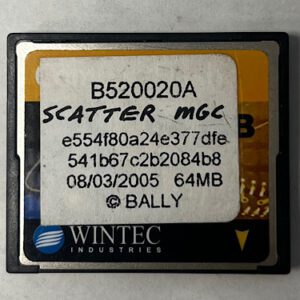 Game Software for Alpha 1, Scatter MGC, Part Numbers: B520020A, e554f80a24e377dfe, GETT Part Number: SFT-BLY-230