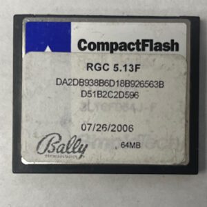 Game Software for Alpha 1, Part Numbers: RGC 5.13F, DA2DB938B6D18B926563B, D51B2C2D596, GETT Part Number: SFT-BLY-235